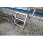 50 cm breed, 11,60 meter lengte. Gebruikt. RVS transportband.